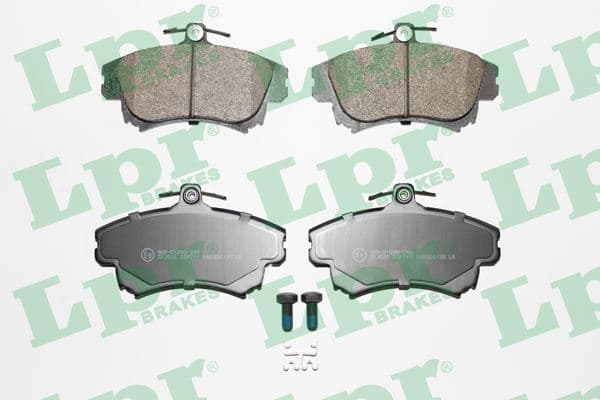 Ön Fren Balata Mitsubishi Carisma 1.8L Gdi 4G93 DA2A 95-> / Colt 1.1L 1.3L 1.5L 04-> / Space Star 1. 6L DG1A 98-> / Volvo S40 1.6-1.8-1.9-2.0-2.0T 1995-2004