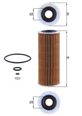 Yağ Filtresi BMW M47 E87 E46 E90 E91 E60 E61 E65 E83