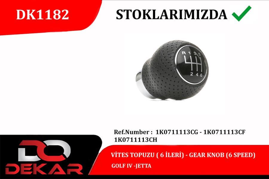 Vites Topuzu 6 İleri Golf IV -Jetta