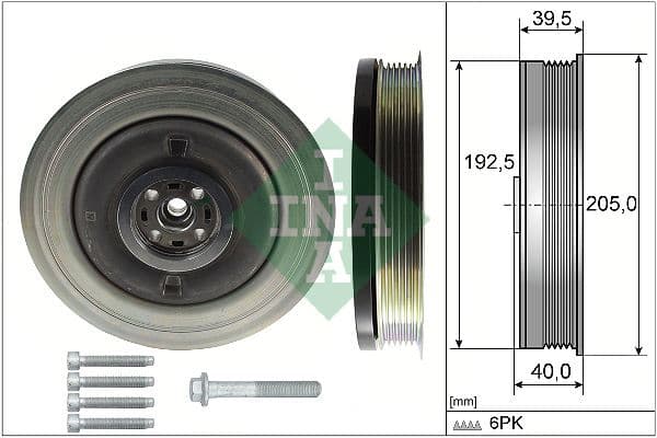 Krank Kasnagi Volvo S60 II T5 13>18 S90 II D4-T6 15>18 V60 I T6 15>18 V90 II D3-D4-D5 T6 16> XC60 I D4-D5-T6 15>19 XC90 II