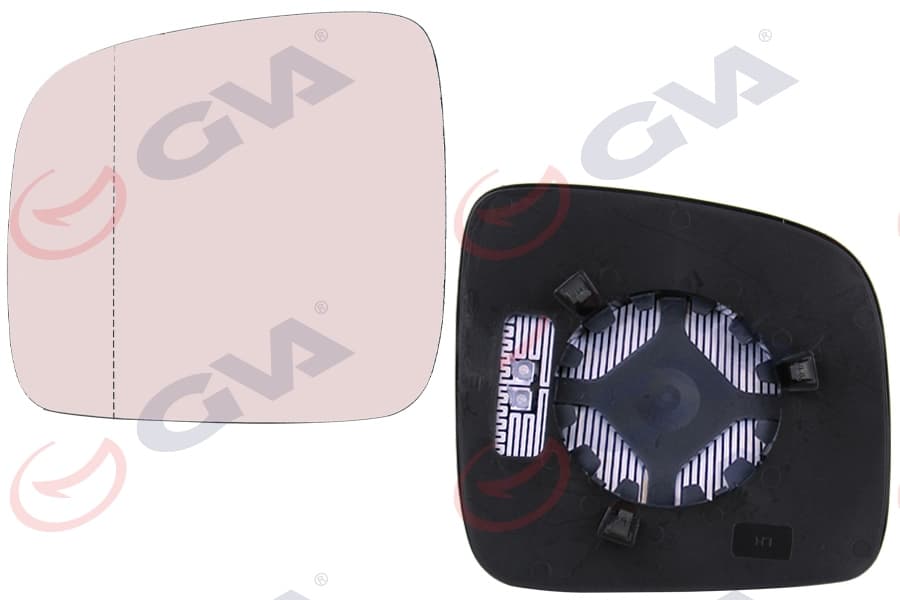 Ayna Camı Sol Caddy 04> İsitmali Asferik VM-375AGHL