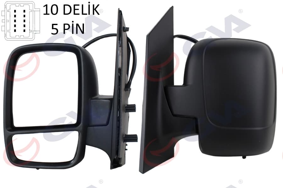 Diş Dikiz Aynasi Sol Scudo-Expert 07> Elektrikli İsitmali Konveks 5 Fiş VM-6116EHL