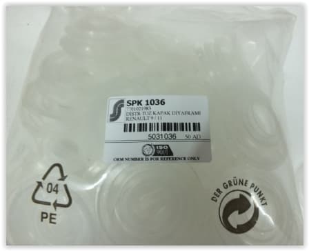 Distribütör Toz Kapak Diyaframi R9-R11