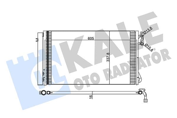 Klima Radyatörü BMW E81 E82 E87 E88 E90 E91 E92 E93 E84 E89