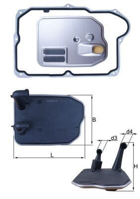Otomatik Şanzıman Yağı Filtre Seti Mercedes W176 W177 W246 W247 C117 C118 X156