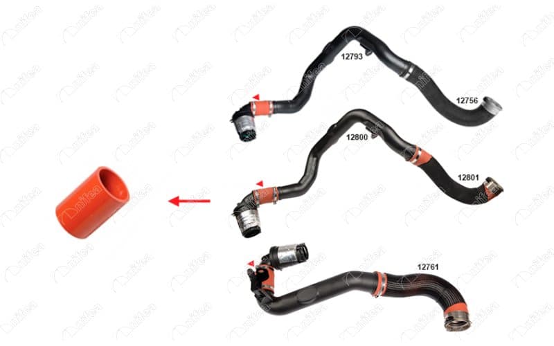 Turbo Borusu Küçük Silikon Renault Master III 10> Opel Movano B 10> 2.3dCi FAZ3